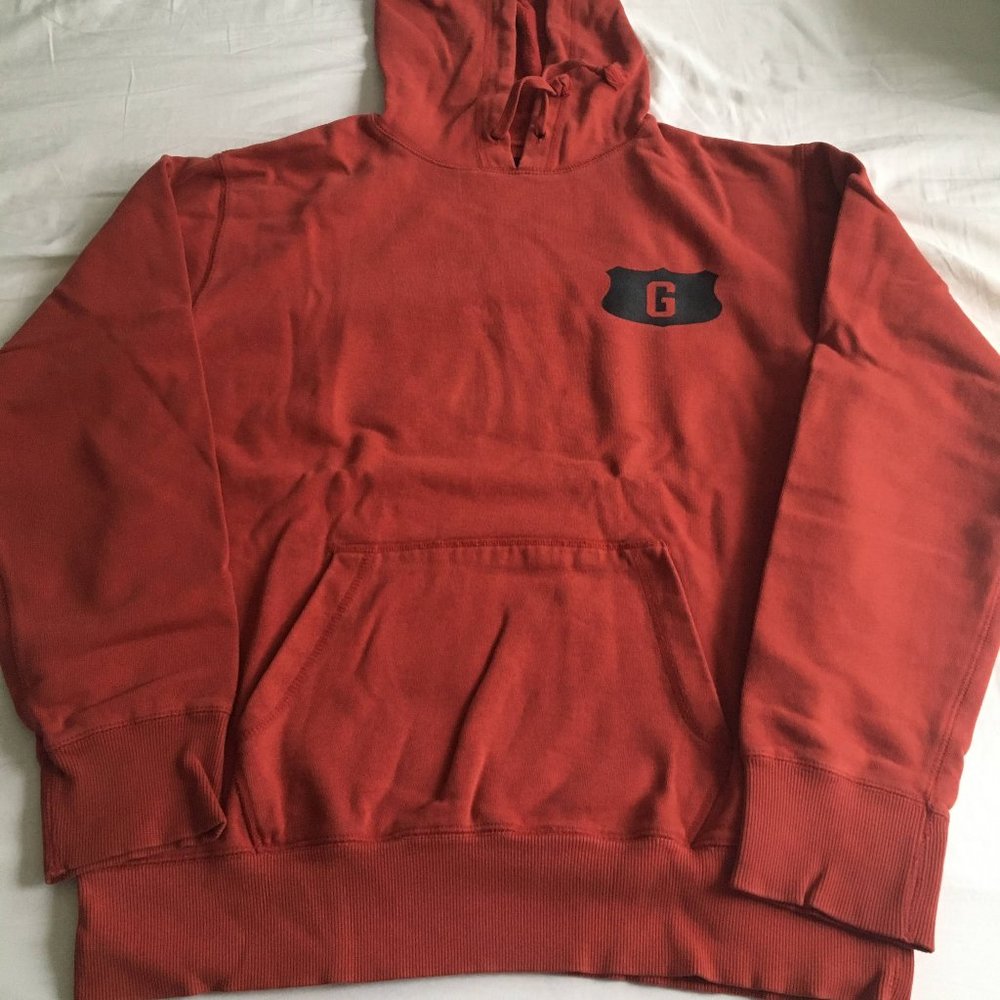 Used red Gap hoody, size M.